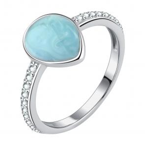 Серебряное кольцо TALANT с фианитом и эмалью 20-79-0001-15666 фото