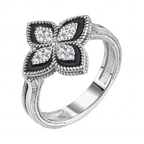 Серебряное кольцо TALANT с фианитом и эмалью 20-79-0001-17399 фото