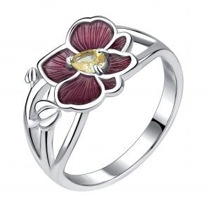 Серебряное кольцо TALANT с фианитом и эмалью 20-79-0005-17126 фото