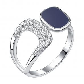 Серебряное кольцо TALANT с фианитом и эмалью 20-7B-0001-17258 фото