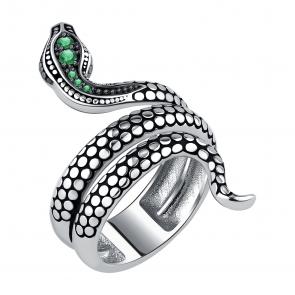 Серебряное кольцо Символ года Змея TALANT с фианитом 20-7Ц-0003-15731 фото