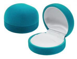 Футляр флокированный полукруглый под кольцо и серьги серия Классика 20201-мв фото