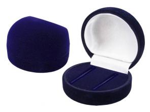 Футляр флокированный полукруглый под серьги серия Классика 20202-с фото