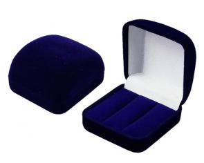 Футляр флокированный прямоугольный под серьги серия Классика 20302-с фото