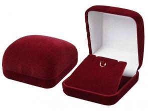 Футляр бордовый под серьги и подвеску серия Классика 20303-С-б фото