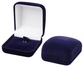 Футляр синий под серьги и подвеску серия Классика 20303-С-с фото