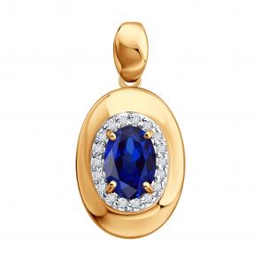 Золотая подвеска SOKOLOV 2030366 фото