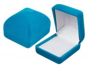 Футляр флокированный пирамида под кольцо и серьги серия Классика 20401-лаз фото