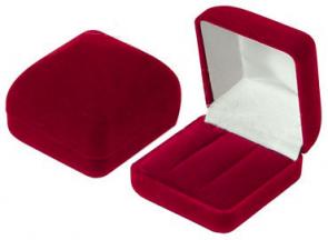 Футляр флокированный пирамида под серьги серия Классика 20402-к фото