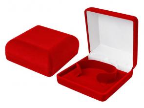 Футляр флокированный квадратный под часы и браслет серия Классика 20606-к фото