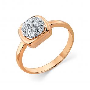 Кольцо из комбинированного золота Мастер Бриллиант с бриллиантом 20M1-409264-70-00 фото