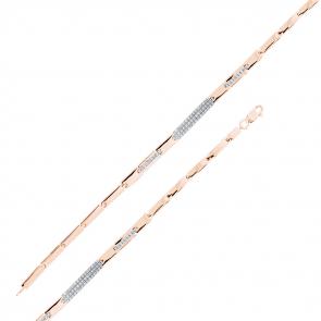 Браслет из комбинированного золота Мастер Бриллиант с бриллиантом 20M10-420353-00-00 фото