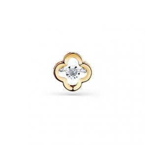 Подвеска из комбинированного золота Мастер Бриллиант с танцующим бриллиантом 20M3-430053-00-00 фото