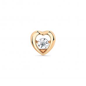 Золотая подвеска Мастер Бриллиант с танцующим бриллиантом 20M3-430820-00-00 фото