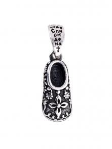 Подвеска из черненого серебра Башмачок Спиридона Высоковы 585 21-000288-115000 фото