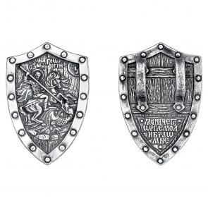 Подвеска-иконка из черненого серебра Великомученик Георгий Победоносец Высоковы 585 21-000289-115000 фото