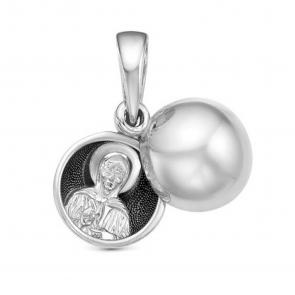 Подвеска Святая блаженная Матрона, Божия Матерь Казанская из черненого серебра Высоковы 585 21-002076-115000 фото