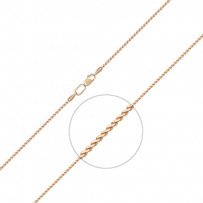 Золотая цепь плетение Панцирное Platina 21-0137-060-1110-17 фото