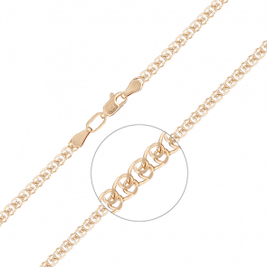 Золотая цепь плетение Лав Platina 21-0403-050-1110-17 фото