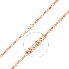 Золотая цепь плетение Нонна Platina 21-0503-050-1110-17 фото