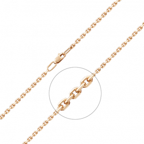 Золотая цепь плетение Якорное Platina 21-0803-080-1110-17 фото