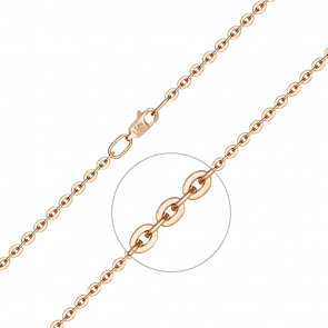 Золотая цепь плетение Якорное Platina 21-1604-080-1110-17 фото