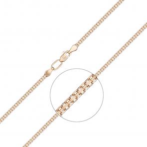 Золотая цепь плетение Бисмарк Platina 21-2003-035-1110-17 фото