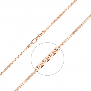 Золотая цепь плетение Якорное Platina 21-4303-080-1110-17 фото