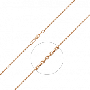 Золотая цепь плетение Якорное Platina 21-4403-060-1110-17 фото