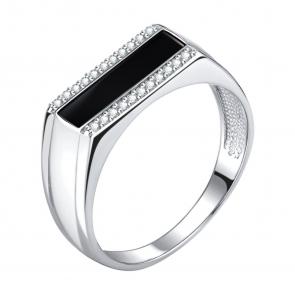 Серебряное кольцо TALANT с фианитом и агатом 21-72-0801-28230 фото