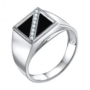 Серебряное кольцо TALANT с фианитом и агатом 21-72-0801-29147 фото