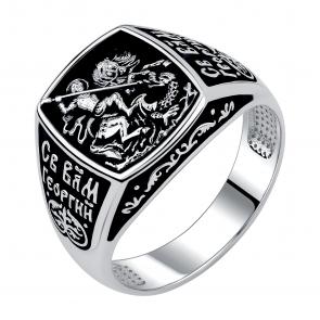 Серебряное кольцо Георгий Победоносец TALANT 21-76-0000-15718 фото