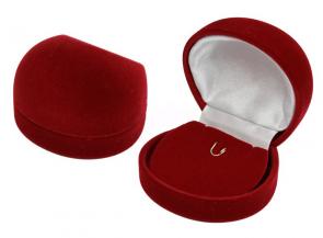 Футляр флокированный полукруглый под серьги и подвеску серия Классика 21203-б фото