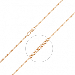 Золотой браслет плетение Двойной Ромб Platina 22-0303-030-1110-17 фото