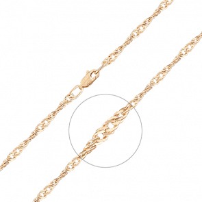 Золотой браслет плетение Сингапур Platina 22-0703-060-1110-17 фото