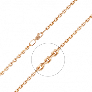 Золотой браслет плетение Якорное Platina 22-0803-100-1110-17 фото