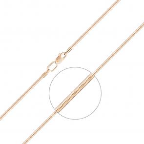 Золотой браслет плетение Снейк (Тонда) Platina 22-1009-035-1110-17 фото