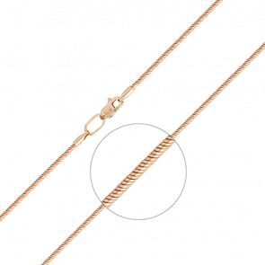 Золотой браслет плетение Снейк (Тонда) Platina 22-1009-040-1110-17 фото