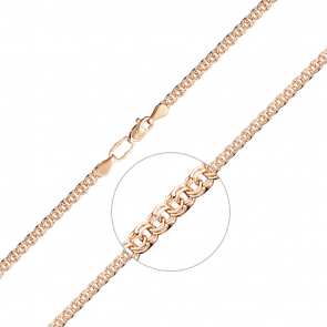 Золотой браслет плетение Бисмарк Platina 22-2705-040-1110-19 фото