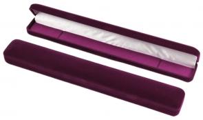 Футляр флокированный прямоугольный под браслет и цепь серия Классика 22105-м фото