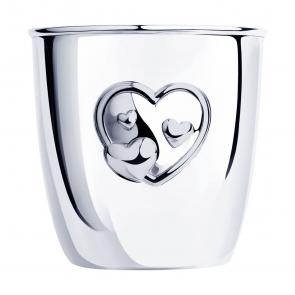 Подарочный сувенир-стаканчик Сердце из серебра SOKOLOV 2302010036 фото