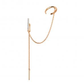 Одиночная серьга из золота АЛЬКОР с бриллиантом 25949-100 фото