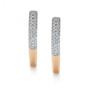 Золотые серьги АЛЬКОР с бриллиантом 26545-100 фото