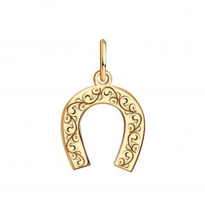 Золотая подвеска Золотые узоры 28-0004 фото