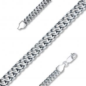 Серебряная цепь плетение Питон Высоковы 585 28-063050-104002 фото