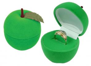 Футляр флокированный под кольцо и серьги серия Детская 30101-з фото