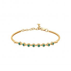 Золотой браслет SOKOLOV с изумрудом 3050008 фото