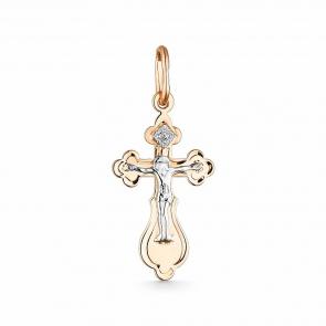 Золотая подвеска АЛЬКОР с бриллиантом 3206-100 фото