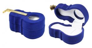 Футляр флокированный Гитара под кольцо серия Детская 32101-с фото