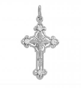 Серебряная подвеска Караваевская ювелирная фабрика с цирконием 33-0121-s фото